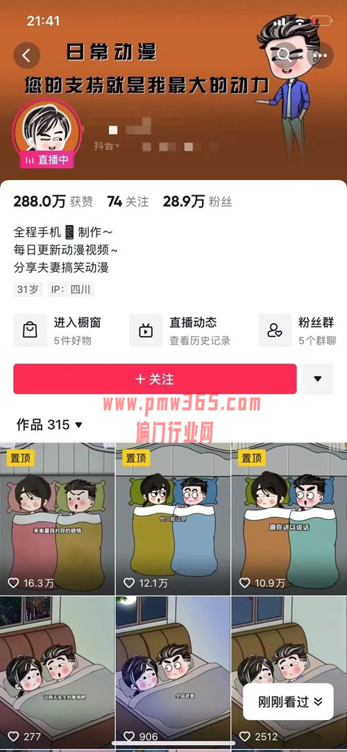 抖音动画短视频详细操作讲解-偏门行业网